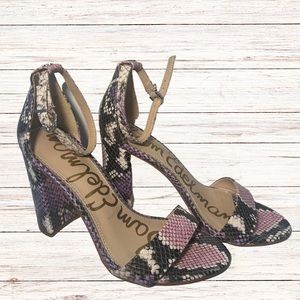 Sam Edelman Yaro Python Snake Print